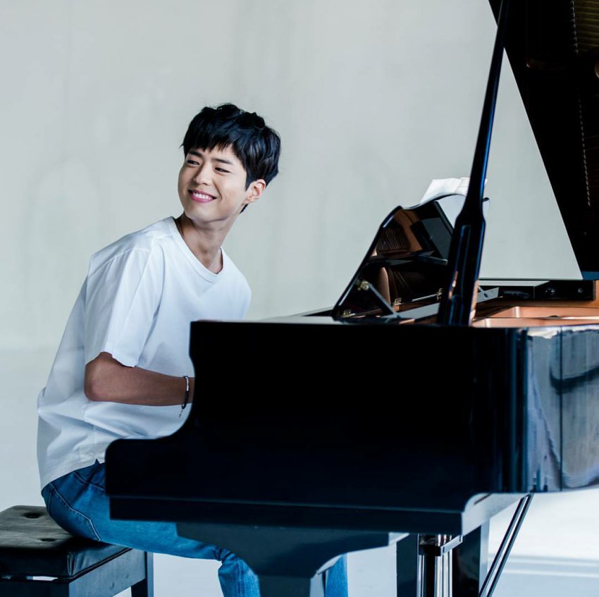 Park Bo Gum with Piano