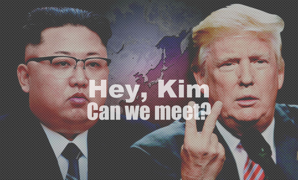 Trump and Kim Jung-eun