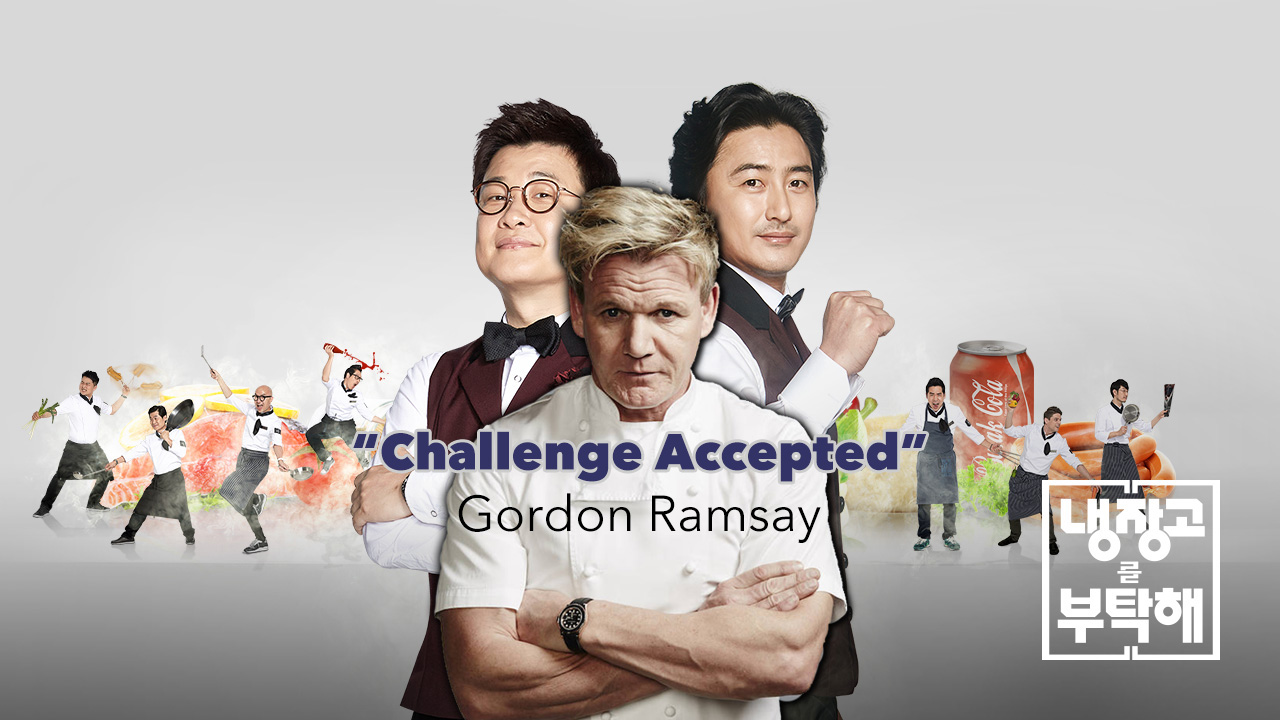 Gordon Ramsay appearing on Korean TV Show