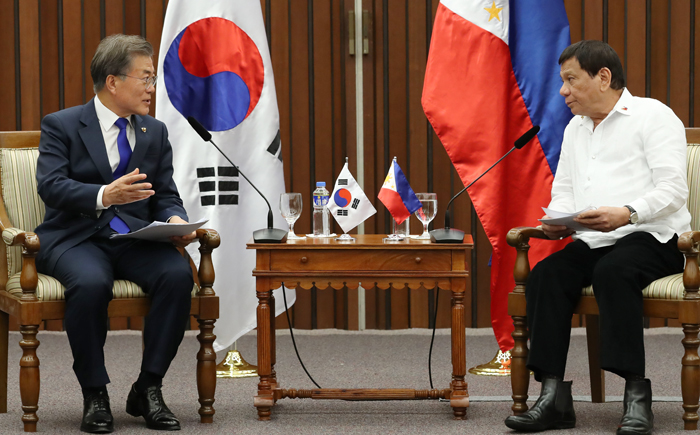 President Moon and Duterte