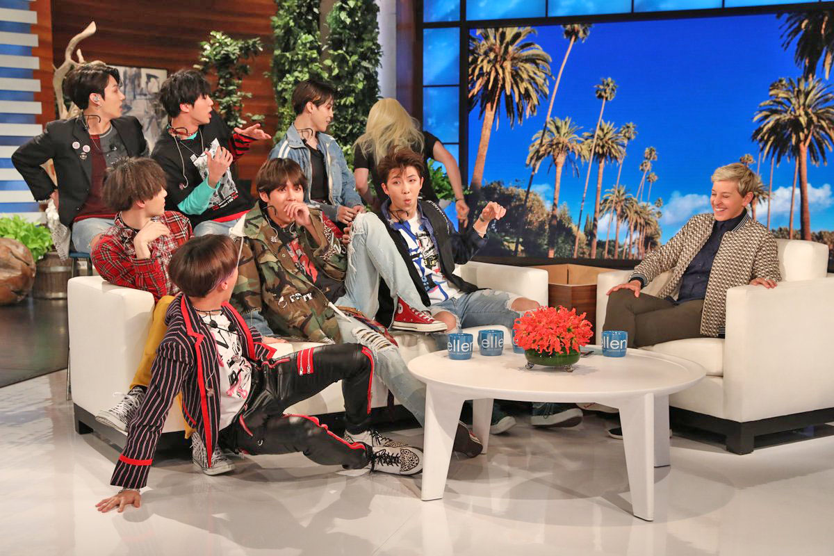 BTS surprises Fans on 'Friends' Set