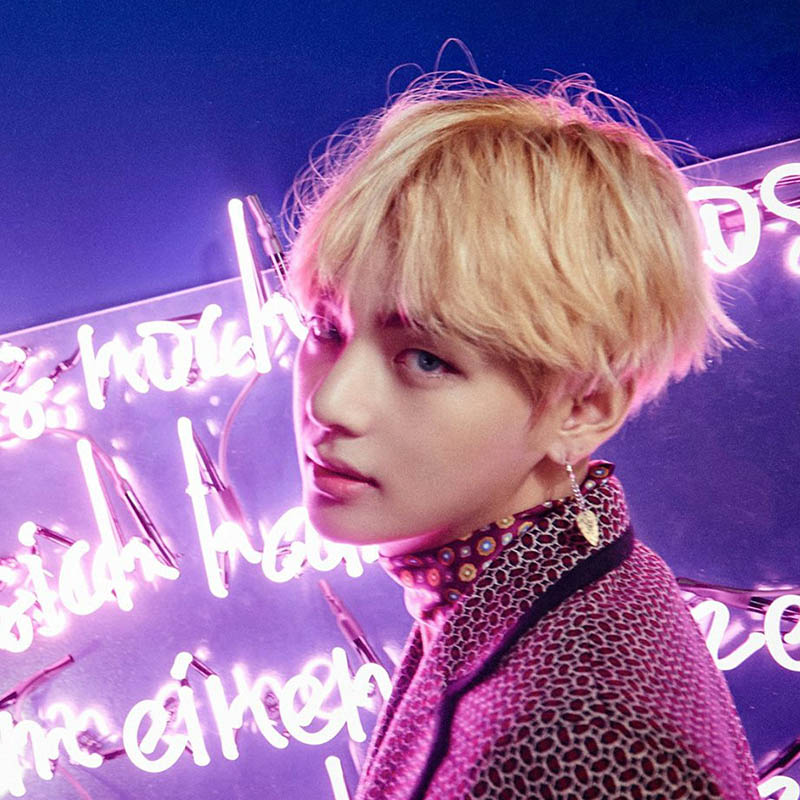 BTS V bought a Dallas Artist's Paintings and something happens!