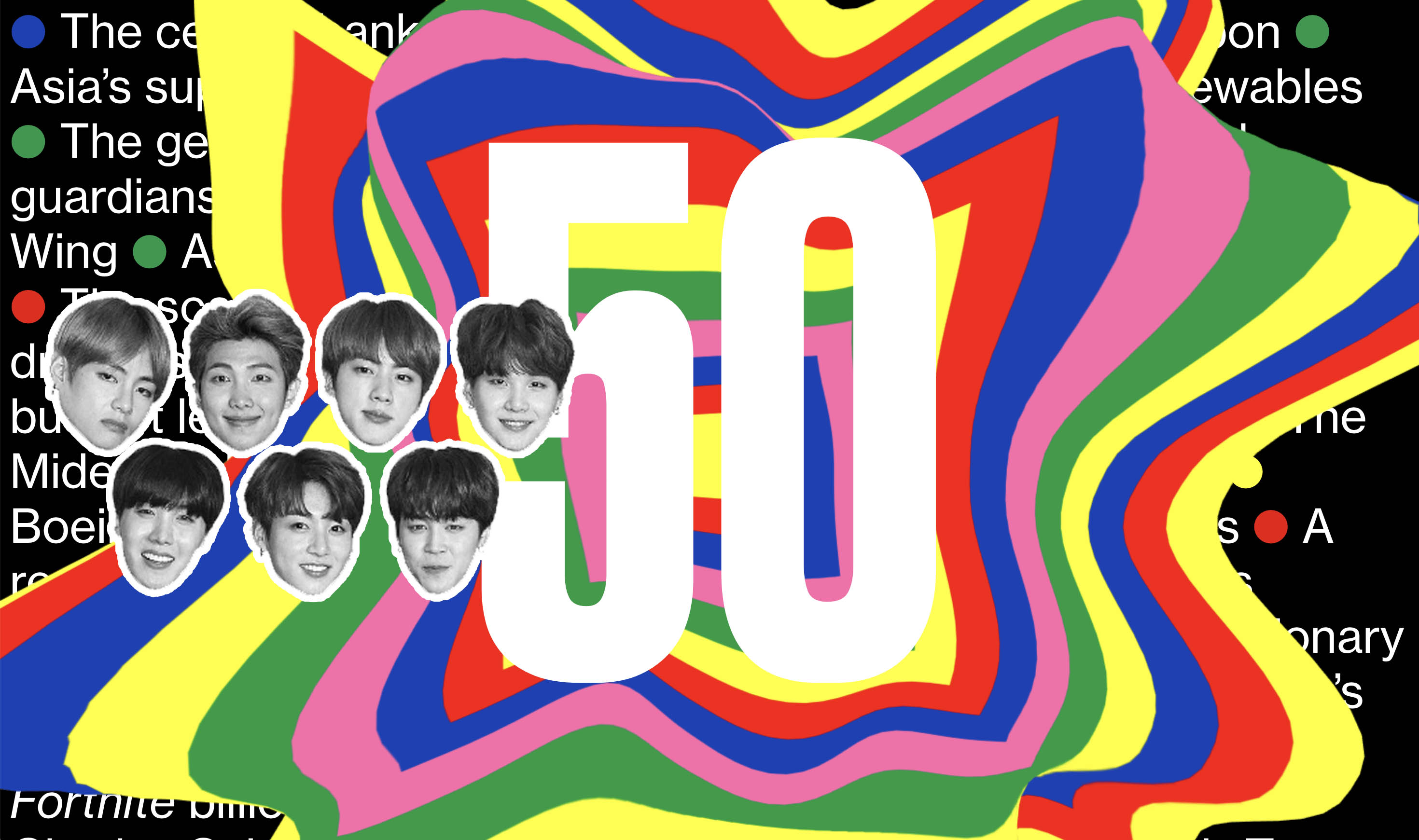 BTS named "The Bloomberg 50" first time in Korean singer