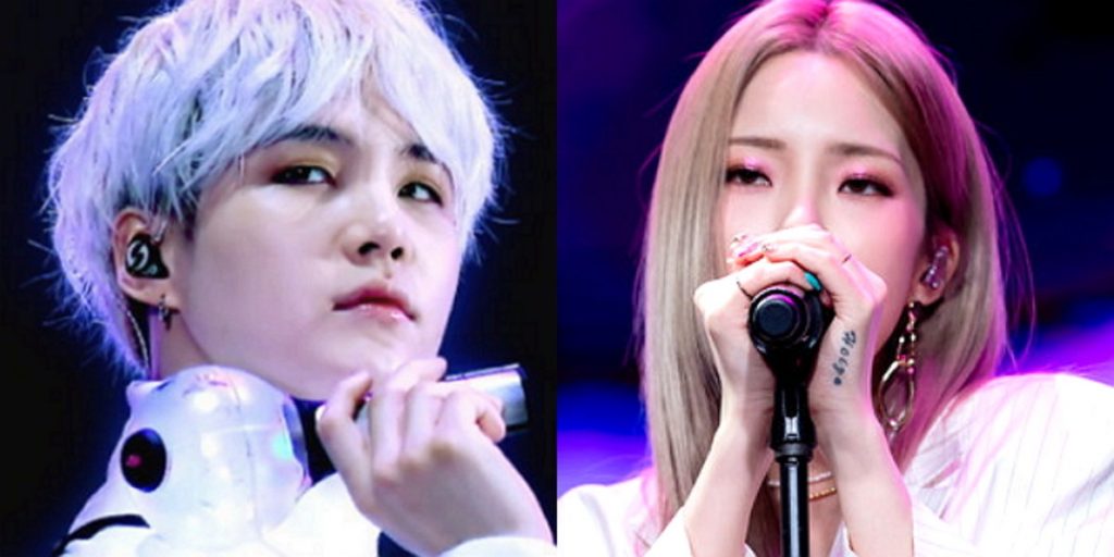 Heize and Suga of BTS team up