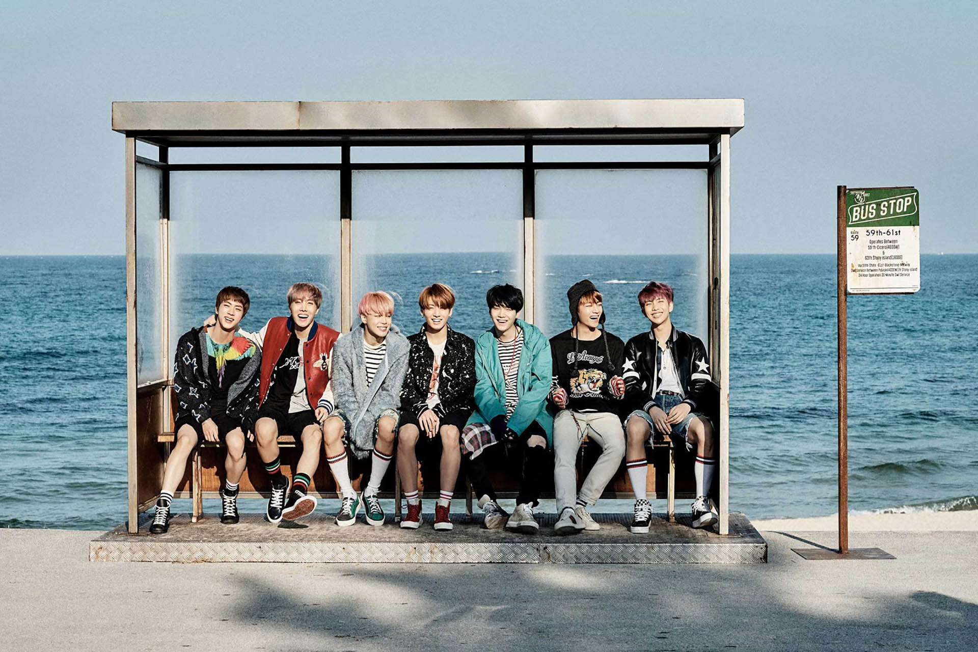 Jumunjin Beach Bus Stop Bts Album Cover Location 210 Jumunbuk Ro