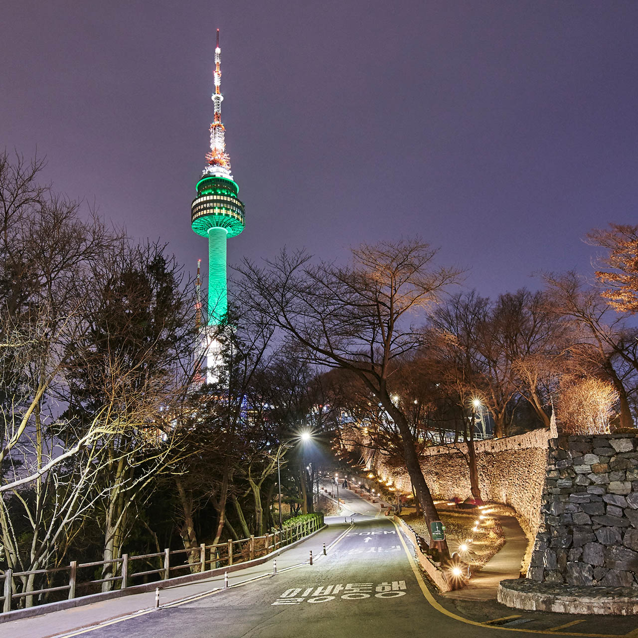 Seoul City Operates Night Hiking Program Following Namsan Dulle-gil Trail