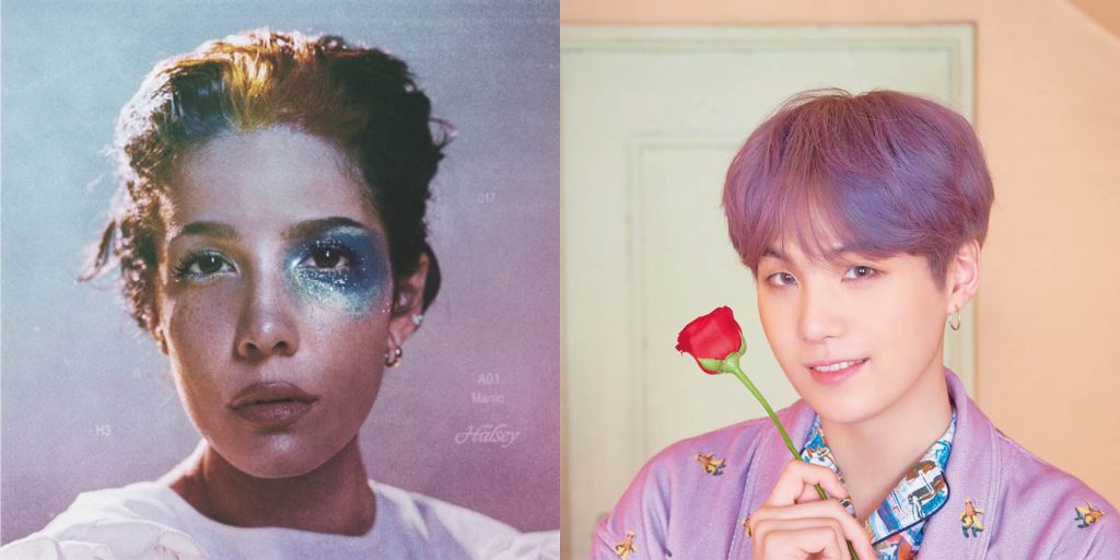 American pop star Halsey releases album featuring BTS's SUGA