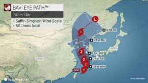 Typhoon Bavi to hit Seoul metropolitan area Thursday