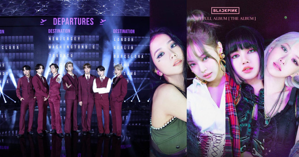 BTS, BLACKPINK grab top 3 spots on major Billboard charts